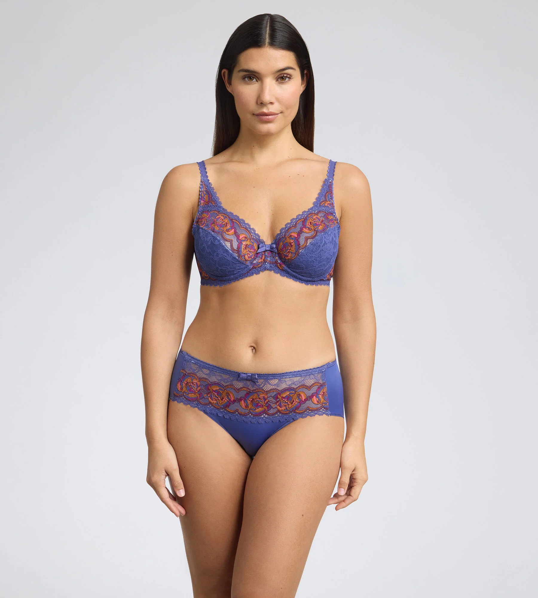 Culotte bleu et rouge Flower Elegance Recyclé - Image 3