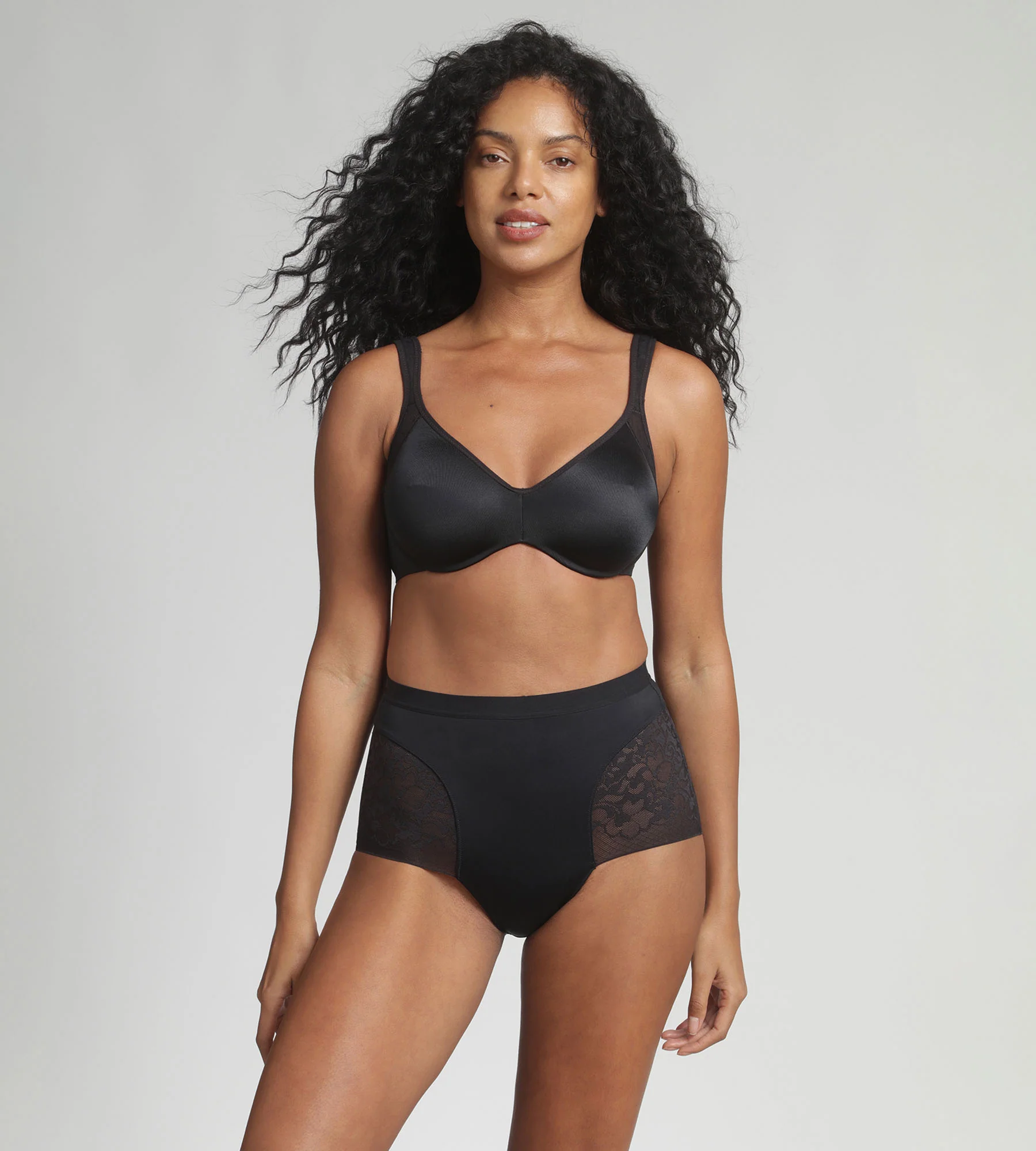 Culotte taille haute noire Expert in Silhouette - Image 3