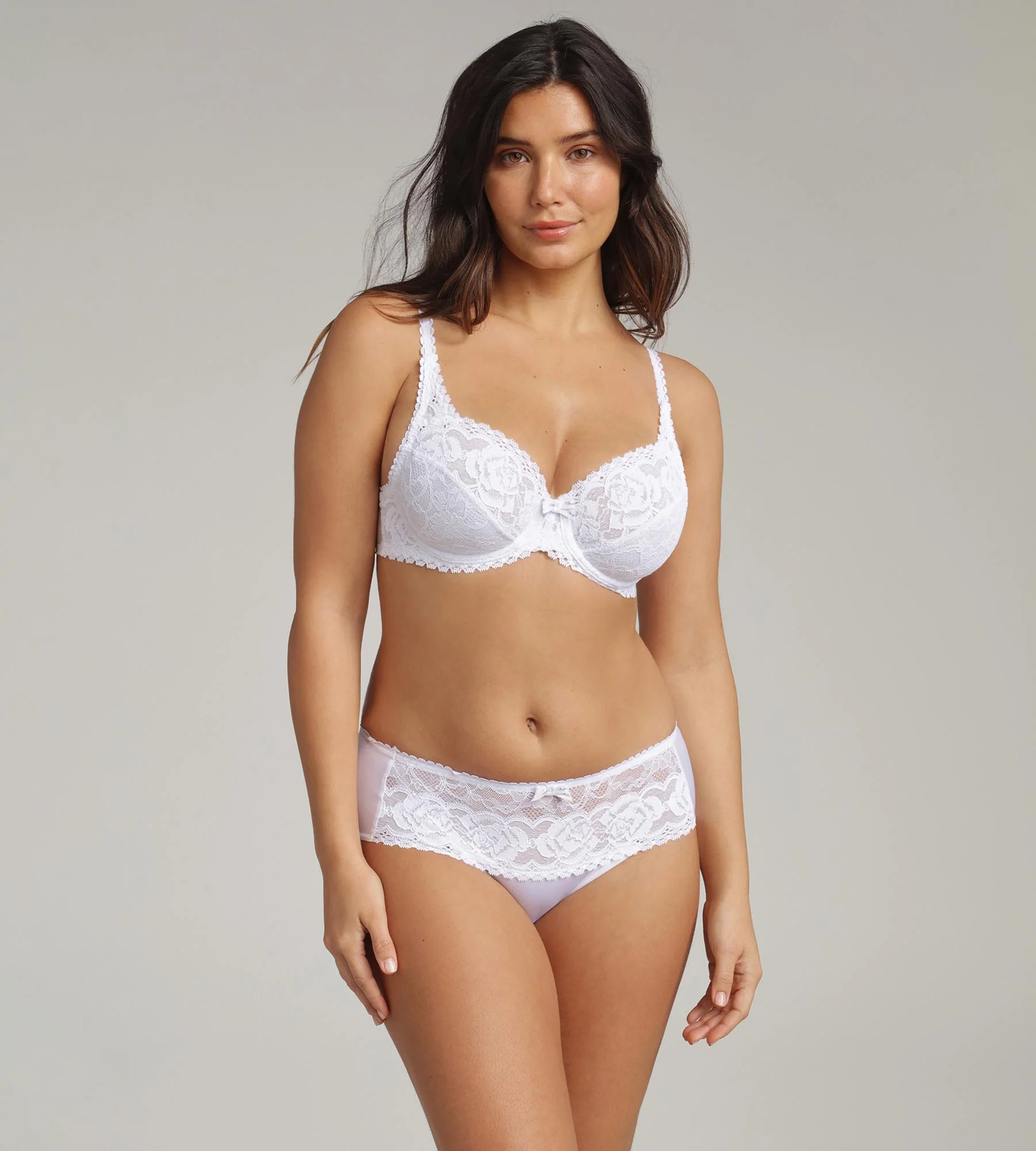 Soutien-gorge avec armatures blanc Flower Elegance Recyclé - Image 3
