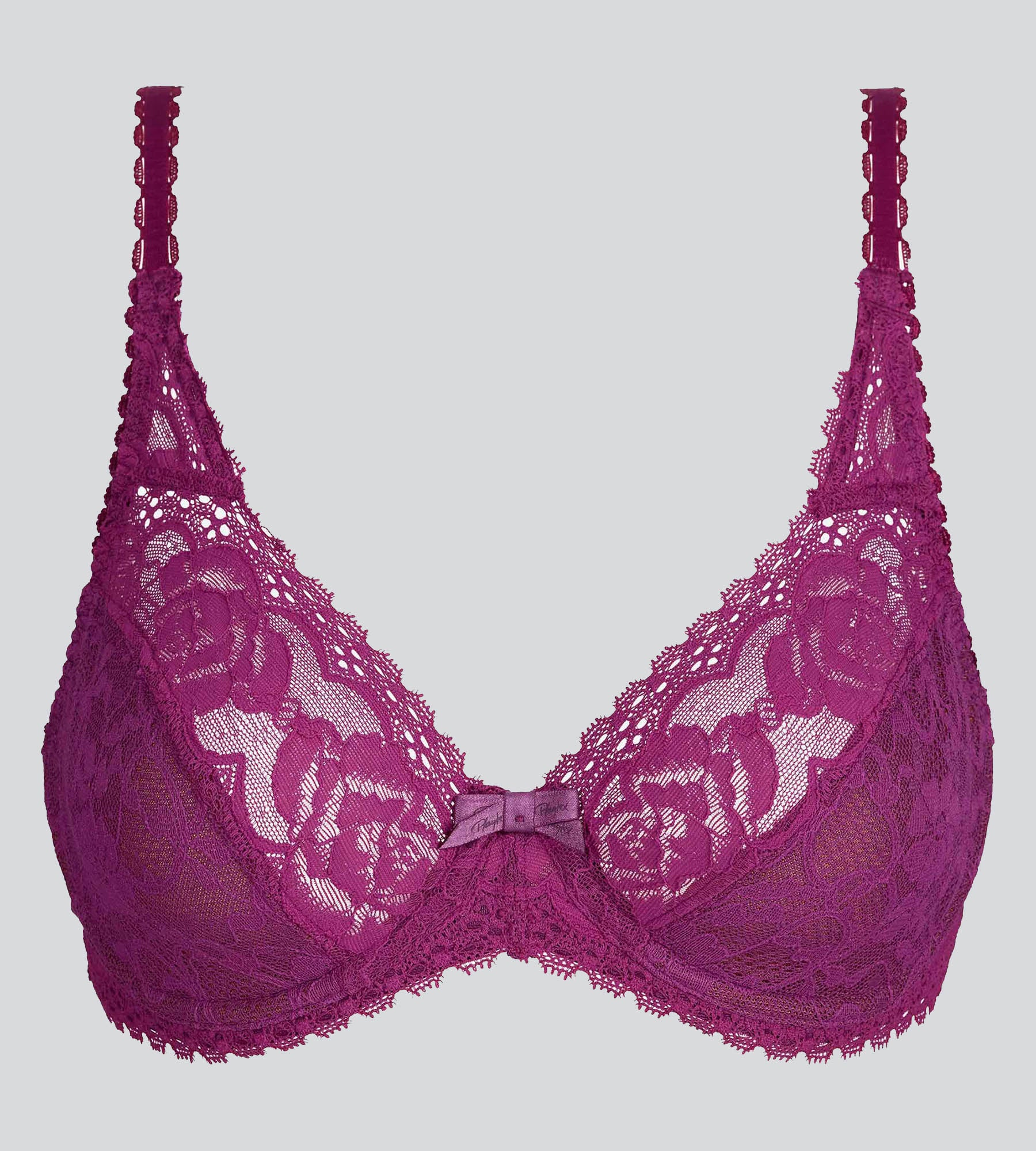 Soutien-gorge emboîtant avec armatures violet imperial Flower Elegance Recyclé - Image 5