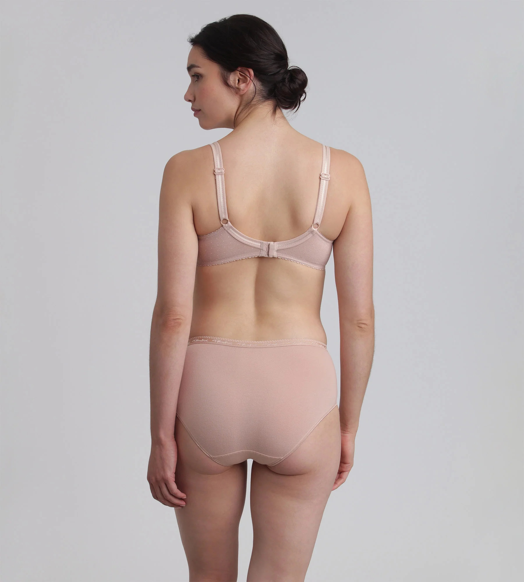 Soutien-gorge emboîtant beige Cœur Croisé Microfibre - Image 4